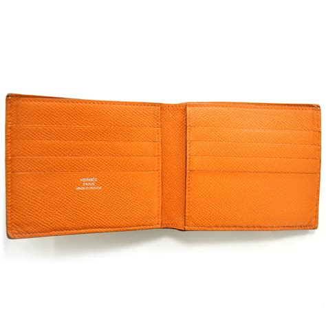 hermes leather passport cover|hermes men's wallet billfold.